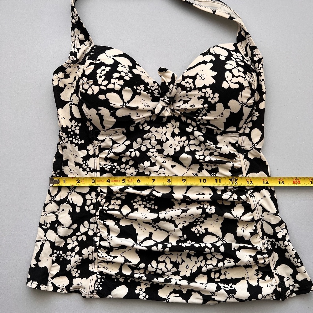 Merona Tankini Top Padded Bra Swimwear size Medium